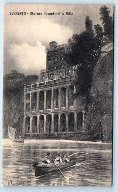 SORRENTO Villa Marion Crawford ITALY Postcard