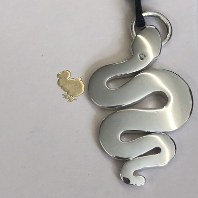 Pomellato Pomellato Collana 3 Cuori Argento Massiccio Limited Edition 100% Originale 