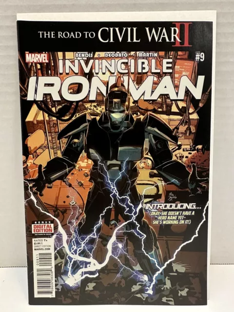 M925 Invincible Iron Man (2015) # 9 - 1st full Riri Williams in armor VF/NM-