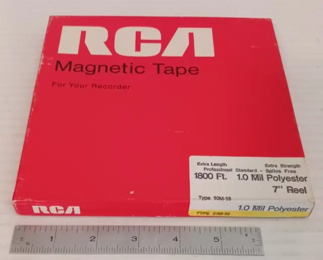 7" Reel to Reel Magnetic Recording Tape - RCA Brand