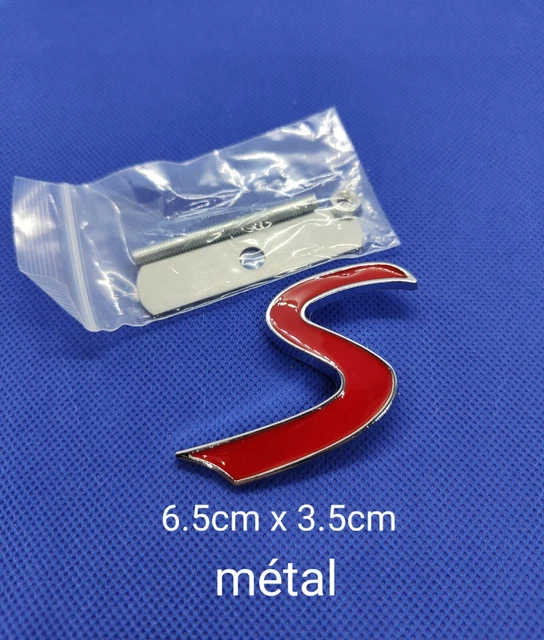 MINI COOPER LOGO S Emblème Badge Calandre Capot Grille Avant R50 R52 - Foto 5