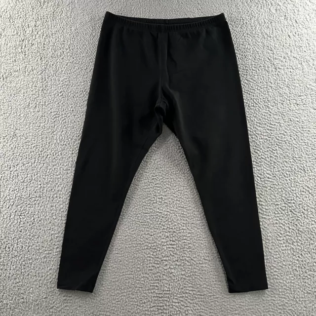 J. Jill Womens Pants Black Medium Petite Ankle Leggings Mid Rise Cotton Blend