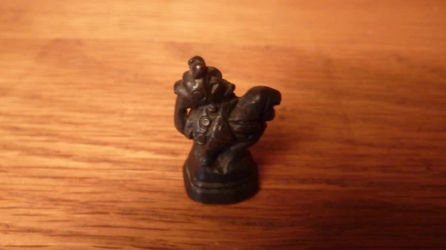Vintage Burmese Solid Bronze Opium Scale Weight - Hintha Bird Figurine #4