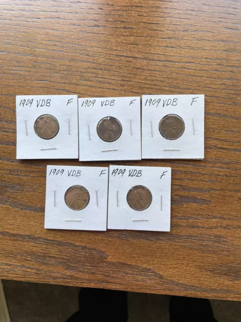 1909 VDB 1C BN Lincoln Cent Sold As 1 Each