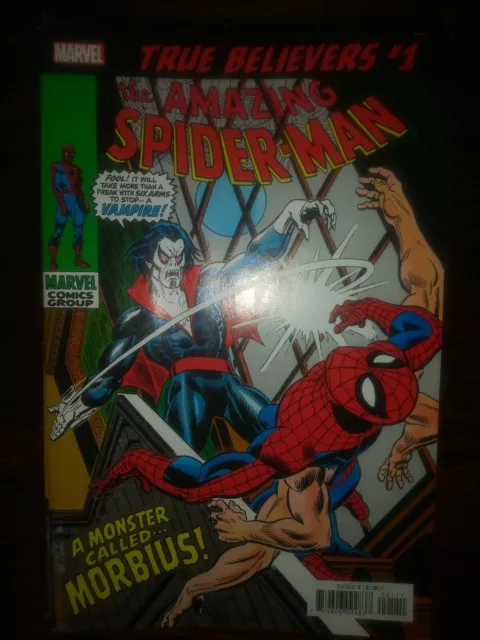 Morbius the living vampire true believers reprint Amazing spiderman 101