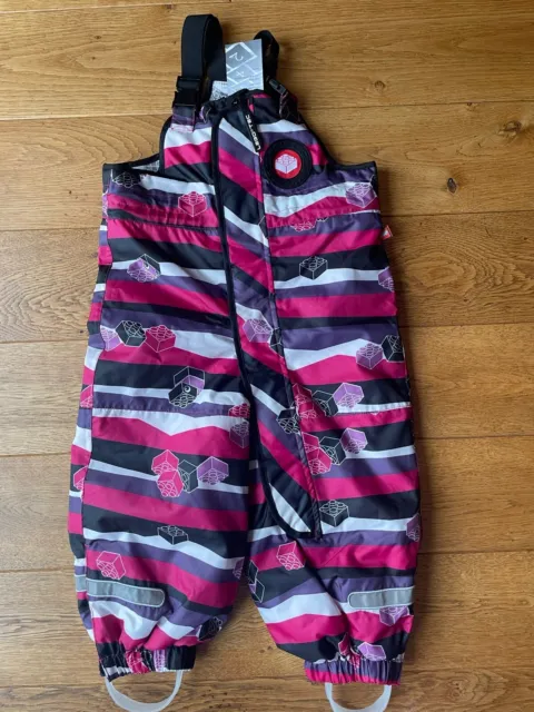 LEGO Wear Salopettes Ski Trousers Pants Pink Stripe Age 18-24 Months