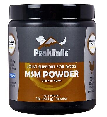 PeakTails Chicken Flavored MSM Hip and Joint Support for Dogs