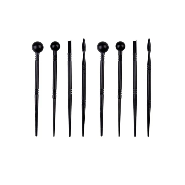 8 piezas lápiz de grabado de arcilla de polímero ABS pluma tallada escultor portátil pluma arcilla