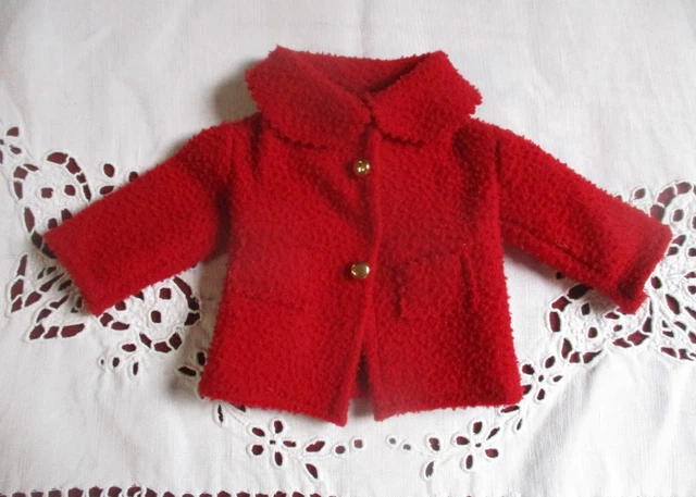 Poupée ancienne française en voile de coton brodé en