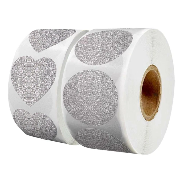 Glitter Danke Aufkleber 1 zoll-Personalisierte Abdichtung Herz Kreis Etiketten,