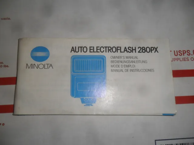 Minolta Auto Electroflash 280Px Manual Guide