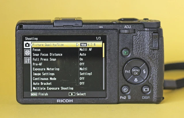 Ricoh GR Digital IV 10.1MP Digital Camera - Black, Perfect working 2