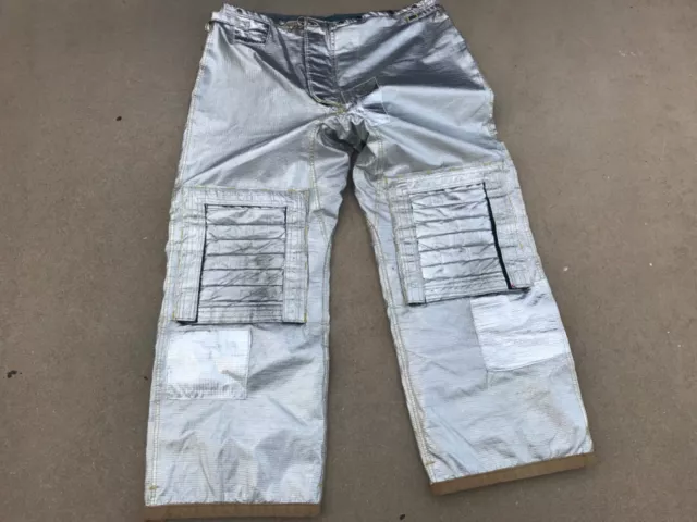 Morning Pride Fire Fighter Aluminized TurnOut Gear Pants  Liner 46x36 2003 #11