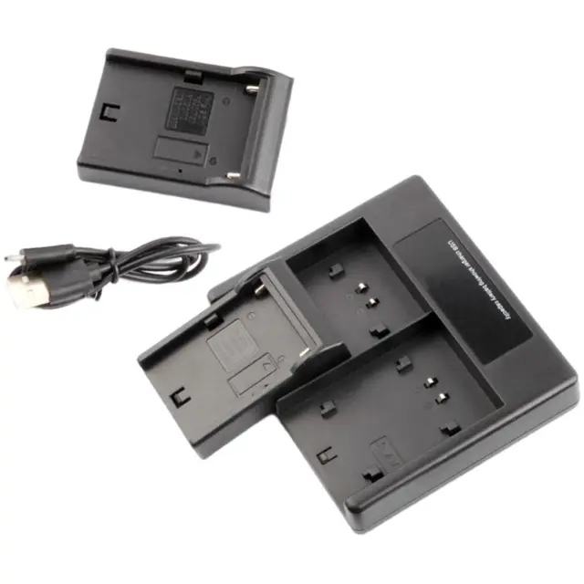 Support De Chargeur De Batterie D'appareil Photo Avec Port USB Pour Sony NP-F970