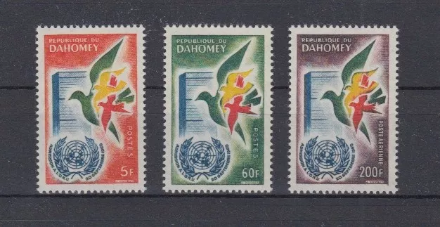 Dahomey 187 - 89 Recording IN The Un (MNH)