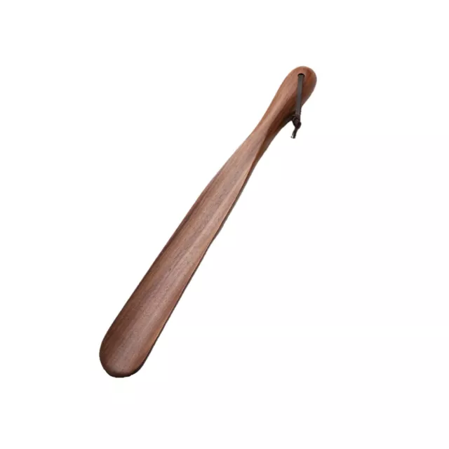 Wood Shoe Horn Long Handle for Seniors,Wooden Shoehorn for Men, Women, Kids