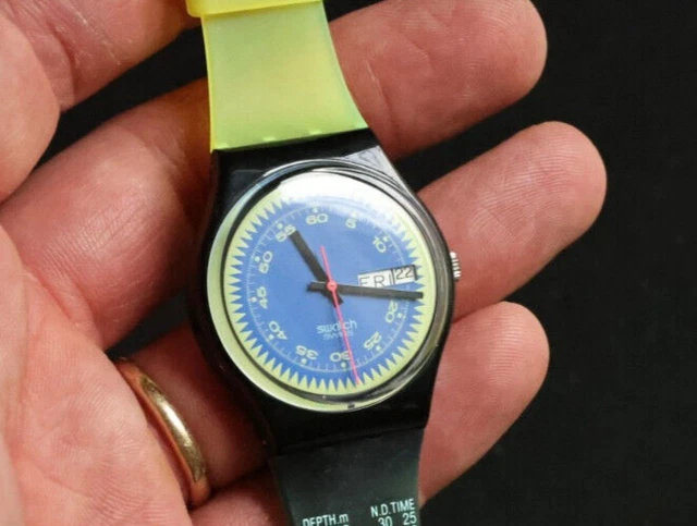 SWATCH WATCH GENT Blue Neptune GB718 New in Box $85.00  display picture 1