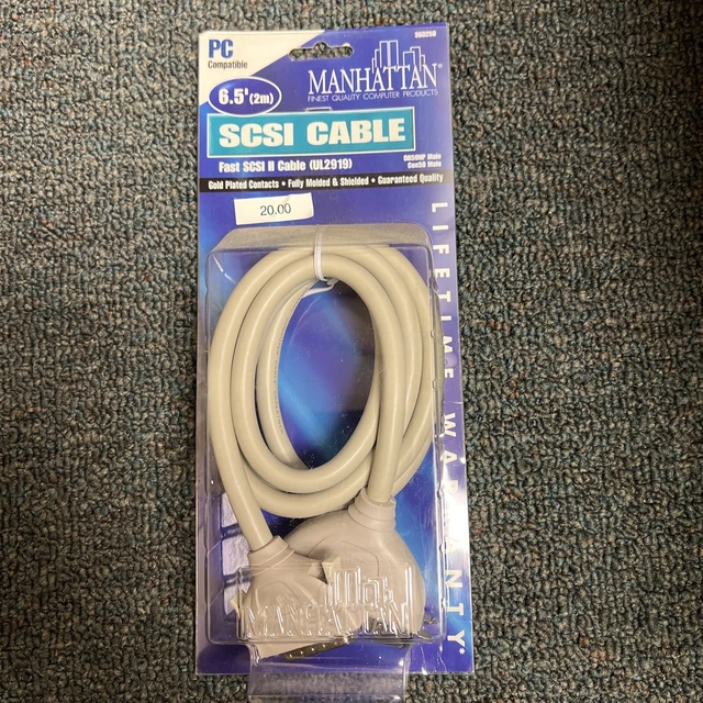 Manhattan 6.5’ SCSI Cable UL2919