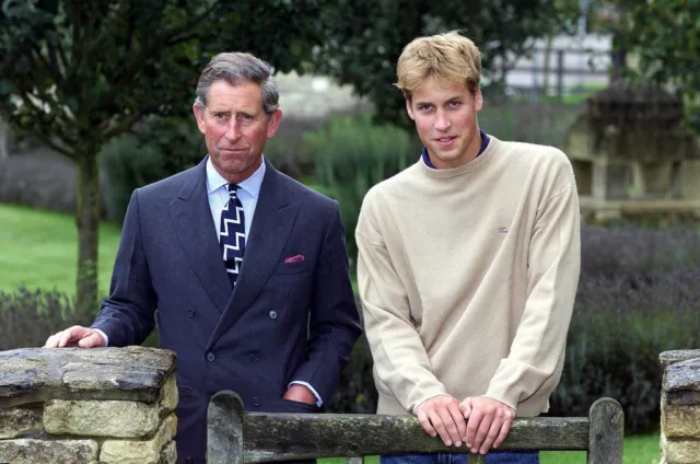Princes Charles & William 2000 Acier Réfrigérateur Aimant (Se )