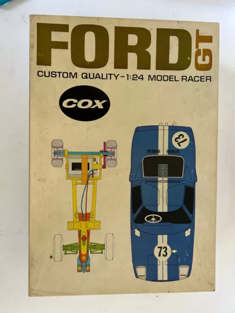 Cox Ford GT 40 1/24 Scale slot car NIB