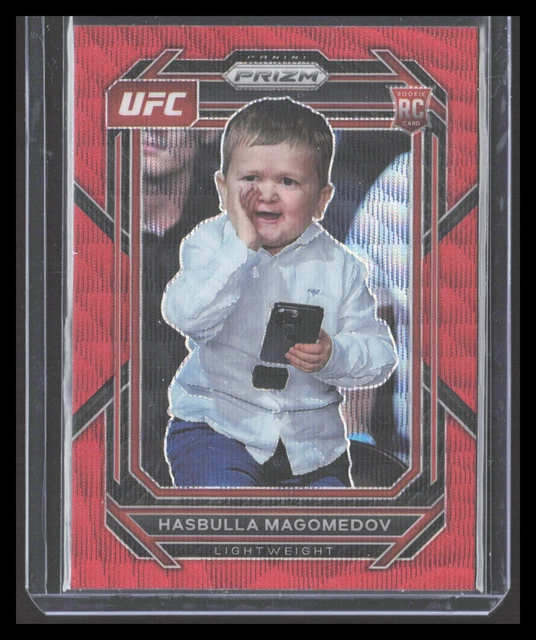 2023 PANINI PRIZM UFC HASBULLA MAGOMEDOV Red Wave 200 Rookie RC