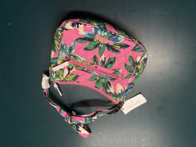 Vera Bradley Mini Andi Crossbody Bag Tropical Paradise Pink NWT