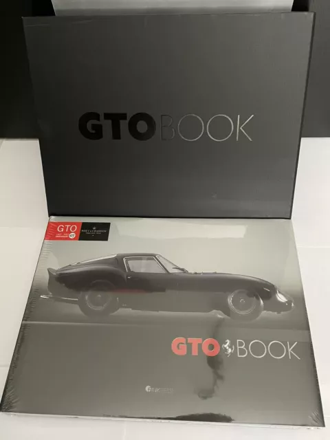 Ferrari GTO BOOK 45th Anniversary Moet Chandon Tour New Book 250 GTO Box