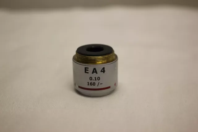 Olympus Microscope Objective Lentille E A4 EA4 0.10 160 4x