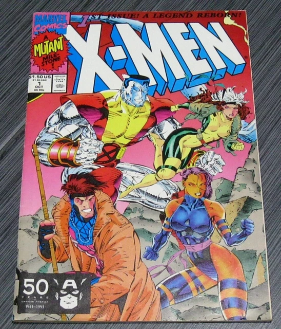 Marvel Comics X-MEN #1 A Legend Reborn Oct 1991 Mutant Milestone