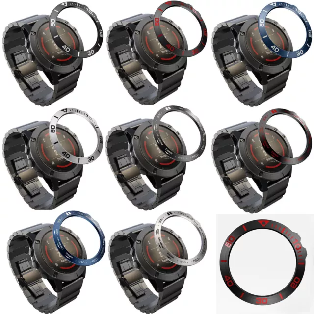 Metal Bezel Ring Guard Bumper Cover Frames For Garmin Fenix 5X / 5X Plus Watch 3