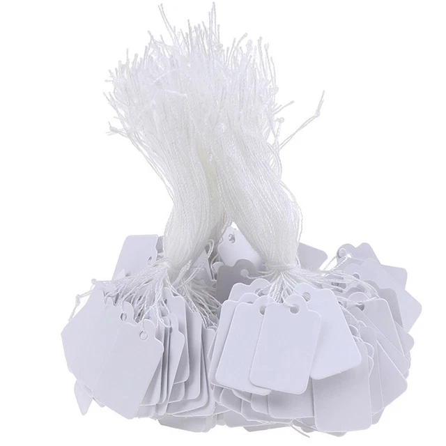 Merchandise Price Tags 2.3cmX1.3cm 2.4cm*1.5cm Jewelry Display Empty Tags