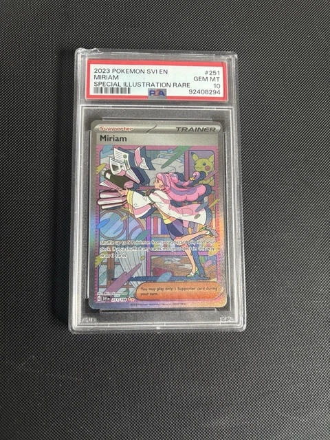 ACE 10 MIRIAM SIR 251/198 Scarlet & Violet Gem Mint Pokemon 89.99 -  PicClick UK