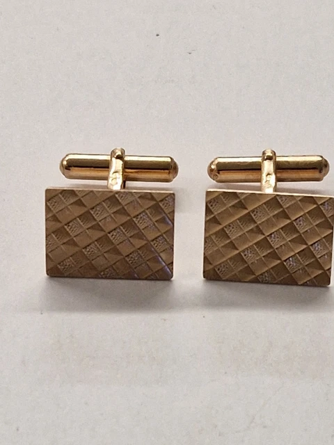 Boutons De Manchettes Dorés – Motif Corse (Tête De Maure) – Cufflinks – Alliage – Neuf Avec étiquettes