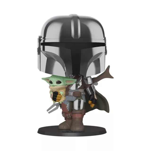 STAR WARS Figurine THE MANDALORIAN THE CHILD BABY YODA 25 cm FUNKO "POP"