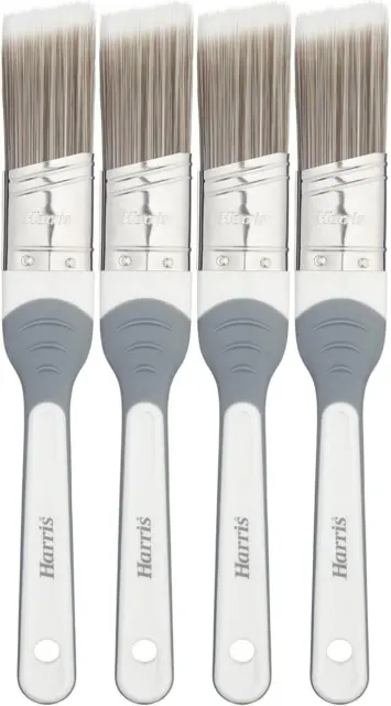 4x Harris Seriously Good No Loss Walls & Ceilings Angled Paint Brush 1"/25mm
