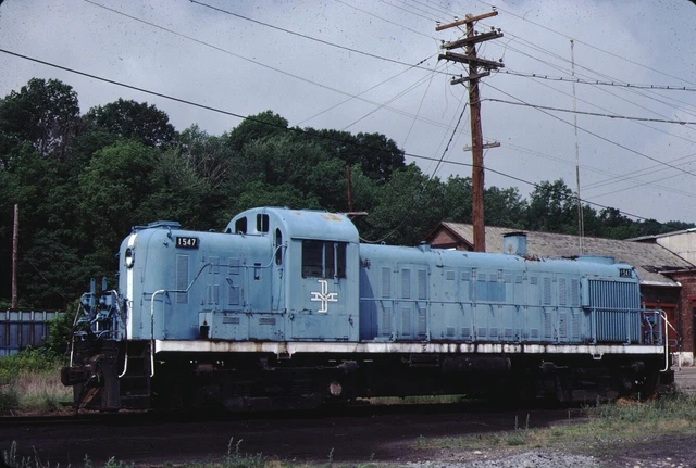 B&M Boston & Maine Alco RS3 Kodachrome original Kodak Slide