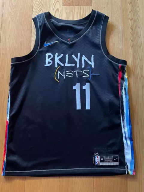 Brooklyn Nets 2020-21 City Edition Swingman Jersey - Kyrie Irving - Size 48