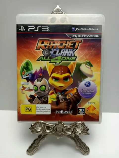PS3 Sony Playstation - Ratchet & Clank: All 4 One - Inc Manual / Action -FREEPOS