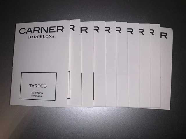 CARNER BARCELONA Tardes SAMPLES EAU DE PARFUME 10 Pack Samples