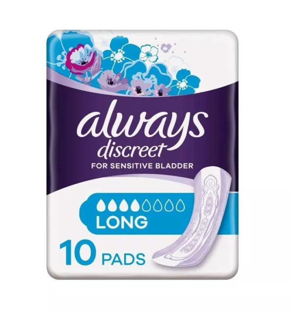 Always discreet Einlagen Blasenschwäche Long 10er