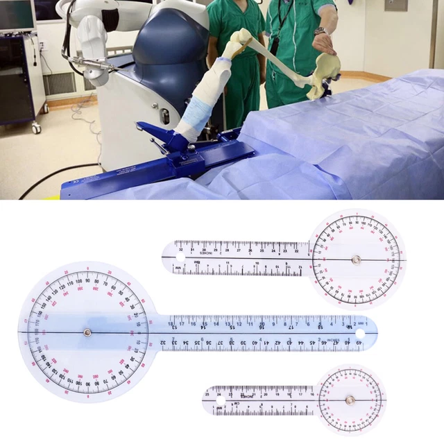 MEDICAL RULER PROTRACTOR 360 Degree Goniometer Spinal Measure Range £13 ...