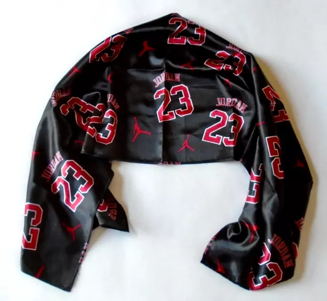 Nike Jordan Head Tie Scarf Black/Red/White