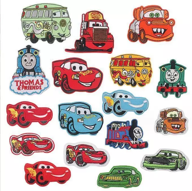 17Pcs Kids TV Show Movie Iron On Sew On Patches Badges Transfers Fancy Dress*