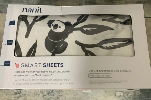 ⚡️Nanit Smart Sheets -Works with All Nanit Cameras to Measure Your Baby's Growth