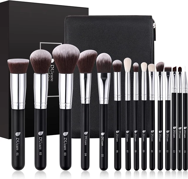 Pennelli Make up Set 15Pcs Pennelli Trucco Professionali Set Di Pennelli Da Truc