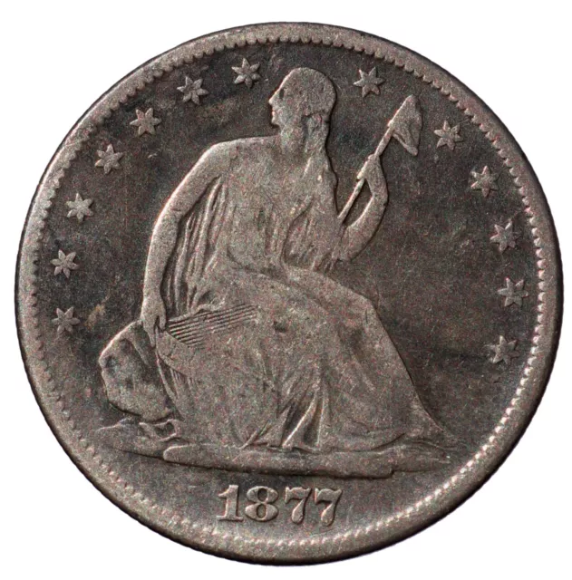 Seated Liberty Half Dollar 1877 S. Start form $0.99