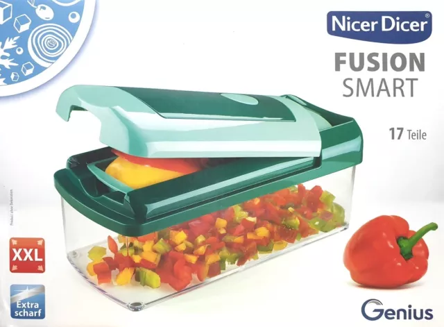 Genius Nicer Dicer Fusion Smart Set 17-teilig Multischneider Allesschneider