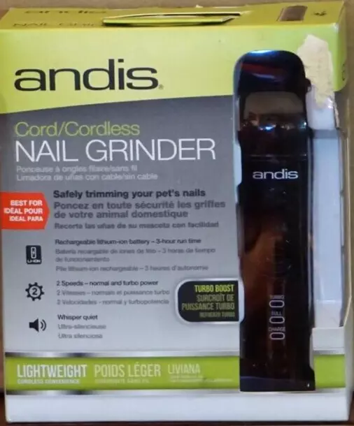 Andis Cord/cordless Nail Grinder