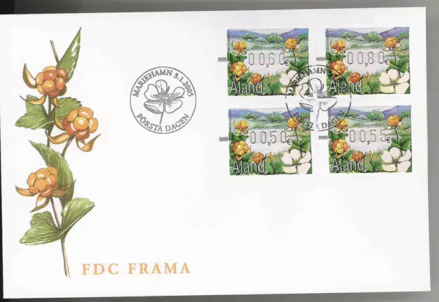 ALAND ATM / FRAMA 2005 (XXVII) MiNr 16 S1 FDC