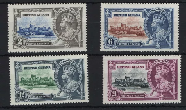 British Guiana 1935 Silver Jubilee set fine mint